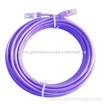 UTP Cat5e Patch Cord, 4-pair Stranded Cable Design for Ethernet, Various Colors AvailableNew